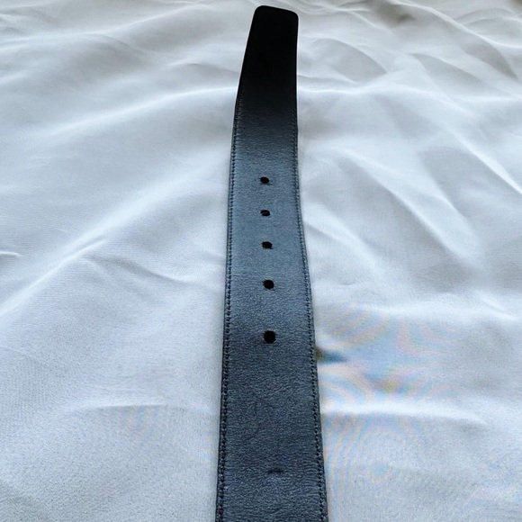 YSL | 3cm Cassandre Belt in Brick Suede - Picture 8 of 9